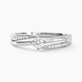 Histoire d'Or Bague Selene Or Blanc Diamant