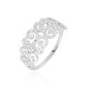 Histoire d'Or Bague Arabesque Or Blanc Diamant