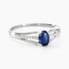 Histoire d'Or Bague Denise Or Blanc Saphir Et Diamant