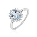 Histoire d'Or Bague Trick Or Blanc Topaze Et Oxyde