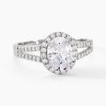 Histoire d'Or Bague Arjun Or Blanc Oxyde De Zirconium