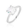 Histoire d'Or Bague Solitaire Abriel Or Blanc Oxyde De Zirconium