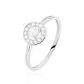 Histoire d'Or Bague Ninon Or Blanc Oxyde De Zirconium