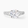 Histoire d'Or Bague Solitaire Carolina Or Blanc Oxyde De Zirconium