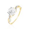 Histoire d'Or Bague Solitaire Caralyn Or Jaune Oxyde De Zirconium