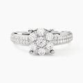 Histoire d'Or Bague Nazare Or Blanc Oxyde De Zirconium