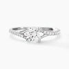 Histoire d'Or Bague Evita Or Blanc Oxyde De Zirconium