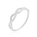Histoire d'Or Bague Or Blanc Triston Oxyde De Zirconium