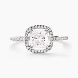 Histoire d'Or Bague Adrienne Or Blanc Oxyde De Zirconium