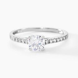 Histoire d'Or Bague Manon Or Blanc Oxyde De Zirconium