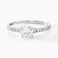 Histoire d'Or Bague Manon Or Blanc Oxyde De Zirconium