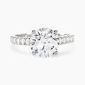 Histoire d'Or Bague Solitaire Terese Or Blanc Oxyde De Zirconium