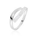 Histoire d'Or Bague Vero Or Blanc Oxyde De Zirconium