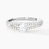 Histoire d'Or Bague Fina Or Blanc Oxyde De Zirconium
