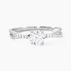 Histoire d'Or Bague Dana Or Blanc Oxyde De Zirconium