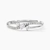 Histoire d'Or Bague Edwige Or Blanc Oxyde De Zirconium