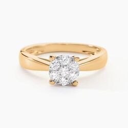 Histoire d'Or Bague Solitaire Artemis Or Jaune Diamant