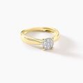 Histoire d'Or Bague Solitaire Artemis Or Jaune Diamant