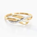 Histoire d'Or Bague Ester Or Jaune Diamant