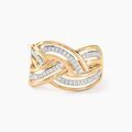 Histoire d'Or Bague Leopoldine Or Jaune Diamant