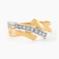 Histoire d'Or Bague Ainhoa Or Jaune Diamant