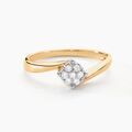 Histoire d'Or Bague Solitaire Lysia Or Jaune Diamant