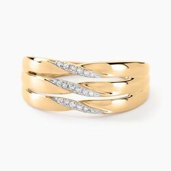 Histoire d'Or Bague Grasiella Or Jaune Diamant