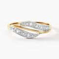 Bagues sur Grenoble : Histoire d'Or Bague Calypso Or Jaune Diamant