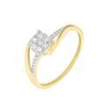 Histoire d'Or Bague Petunia Or Jaune Diamant