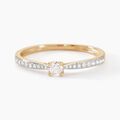 Histoire d'Or Bague Solitaire Hemera Or Jaune Diamant