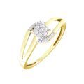 Histoire d'Or Bague Melinia Or Jaune Diamant