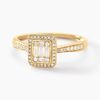 Histoire d'Or Bague 1986 Or Jaune Diamant