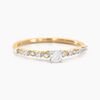 Histoire d'Or Bague Les Inseparables Or Jaune Diamant