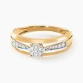 Histoire d'Or Bague Primrose Or Jaune Diamant