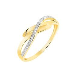 Histoire d'Or Bague Seraphia Or Jaune Diamant
