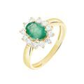 Histoire d'Or Bague Vladimir Or Jaune Emeraude Diamants