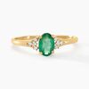 Histoire d'Or Bague Marie Or Jaune Emeraude Et Diamant
