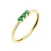 Histoire d'Or Bague Richie Or Jaune Emaraude