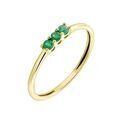 Histoire d'Or Bague Richie Or Jaune Emaraude