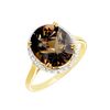 Histoire d'Or Bague Anna Or Jaune Quartz Et Oxyde De Zirconium