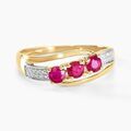 Histoire d'Or Bague Aurora Or Jaune Rubis