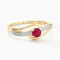 Histoire d'Or Bague Tanissia Or Jaune Rubis