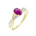 Histoire d'Or Bague Or Jaune Candice Rubis