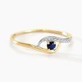 Histoire d'Or Bague Or Jaune Karmele Saphir