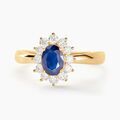 Bagues sur Grenoble : Histoire d'Or Bague Vladimir Or Jaune Saphir