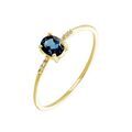 Histoire d'Or Bague Or Jaune Jehane Topaze Oxydes De Zirconium