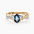 Histoire d'Or Bague Or Jaune Candice Topaze