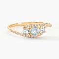 Histoire d'Or Bague Chloe Or Jaune Topaze Et Oxyde De Zirconium