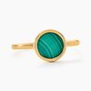 Histoire d'Or Bague Lucky Gems Or Jaune Malachite