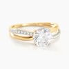 Histoire d'Or Bague Solitaire Ofelie Or Jaune Oxyde De Zirconium